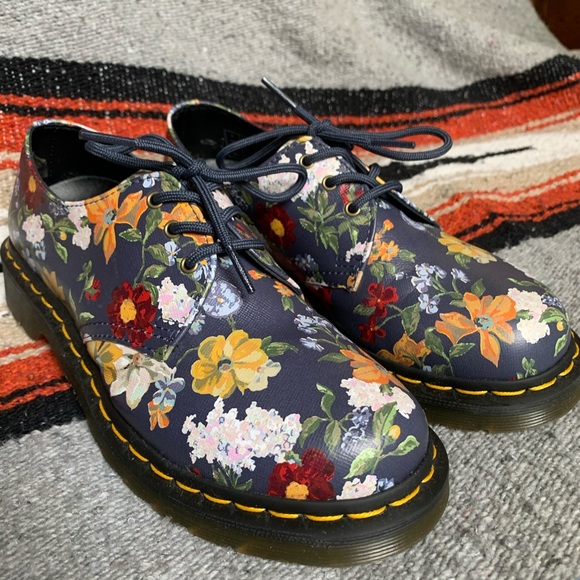 Dr. Martens Shoes - Dr. Martens Floral Shoes (Super Rare)